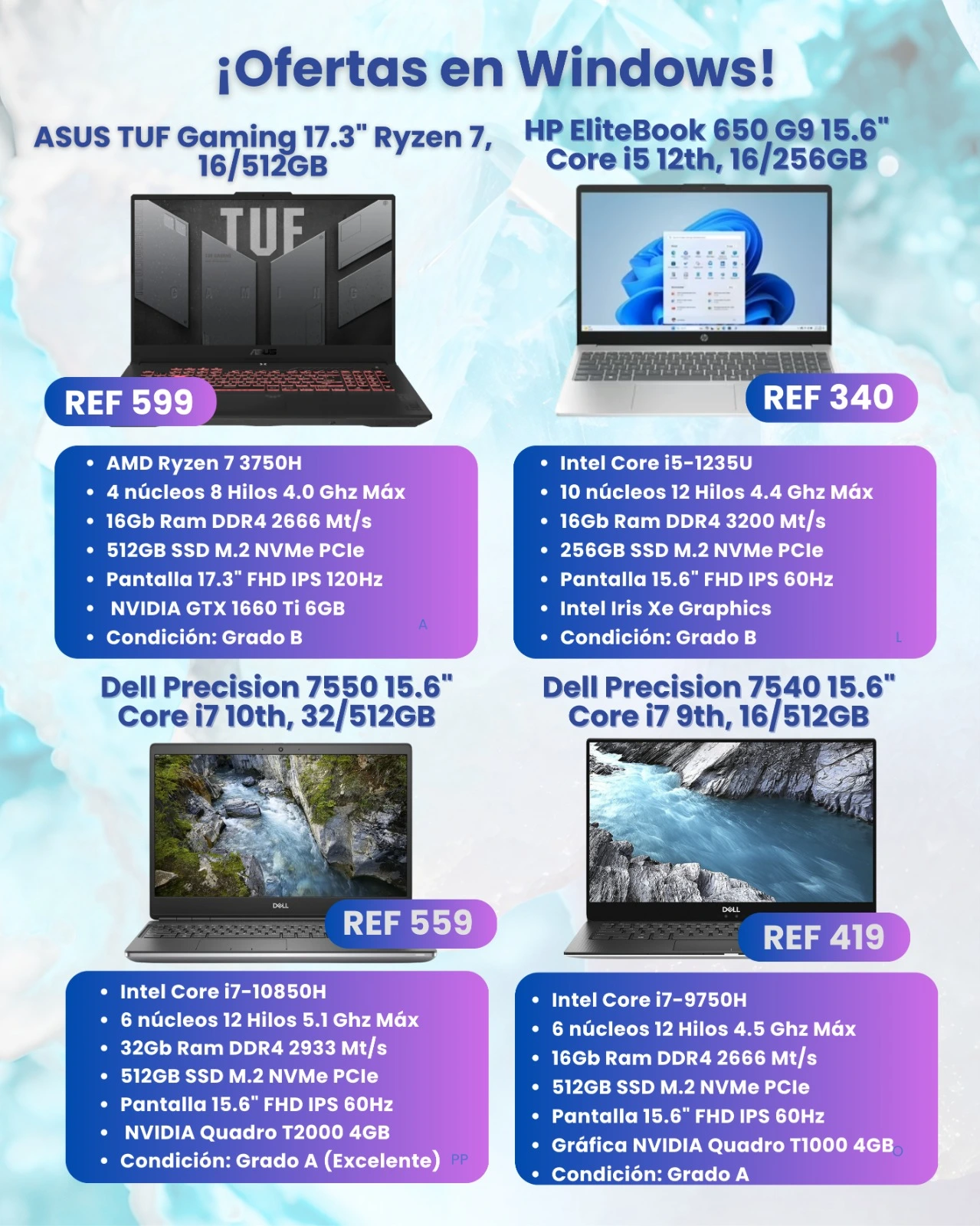 Laptop Windows Core i9